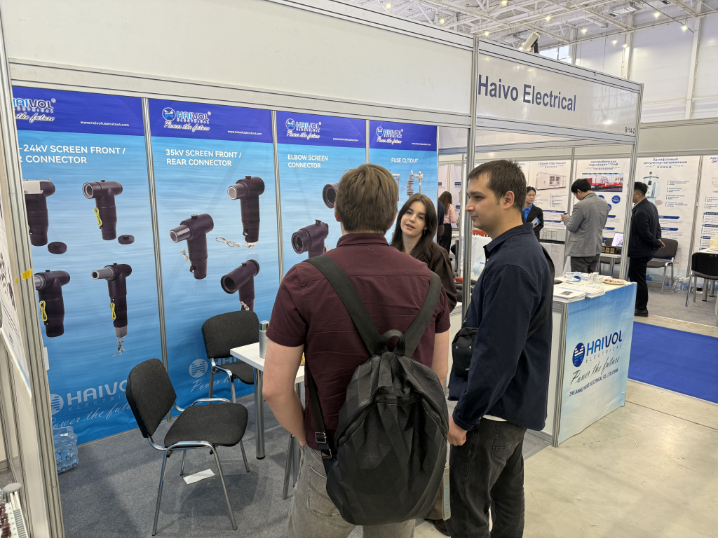 Zhejiang Haivo Memamerkan Solusi Perlindungan Jaringan Listrik Tingkat Lanjut di Pameran Peralatan Jaringan Listrik Internasional Rusia 2025